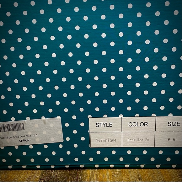 Kitten D’Amore Sexy Siren Veronique dark red Heels 6.5 - Picture 6 of 9